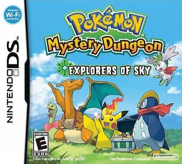 Pokemon Mystery Dungeon - Explorers of Sky (USA) (Demo) (Kiosk) box cover front